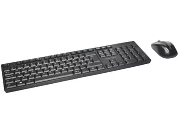 Een Kensington Pro Fit draadloos deskset, azerty koop je bij ShopXPress