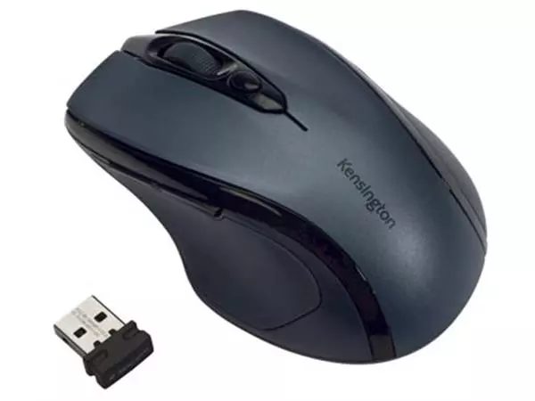 Een Kensington Pro Fit middelgrote draadloze muis, grijs koop je bij ShopXPress