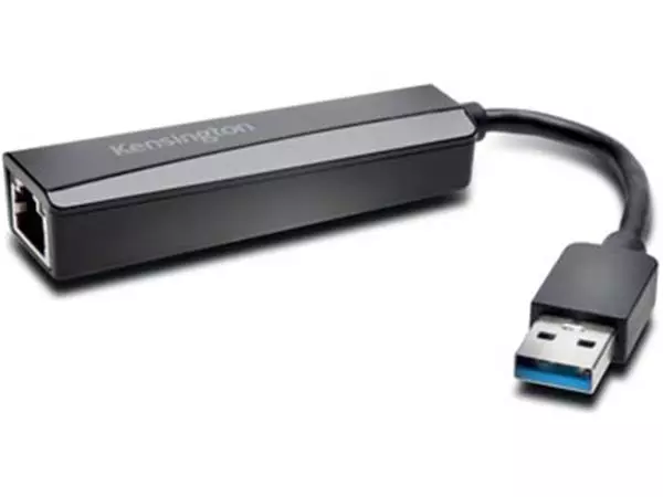 Een Kensington USB 3.0 Ethernet adapter UA0000E koop je bij ShopXPress