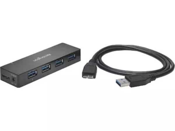 Een Kensington USB 3.0 Hub 4-poorten, met oplaadfunctie koop je bij ShopXPress