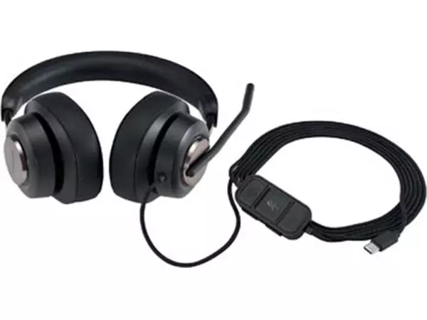 Een Kensington USB-C Headset H2000, Over-Ear, zwart koop je bij ShopXPress