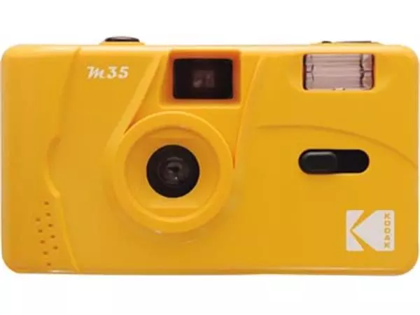 Een Kodak analoog fototoestel M35, geel koop je bij ShopXPress