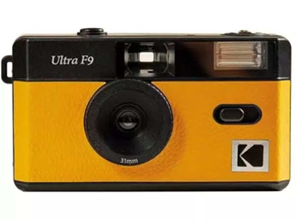 Een Kodak retro analoog fototoestel Ultra F9, 35 mm, geel koop je bij ShopXPress