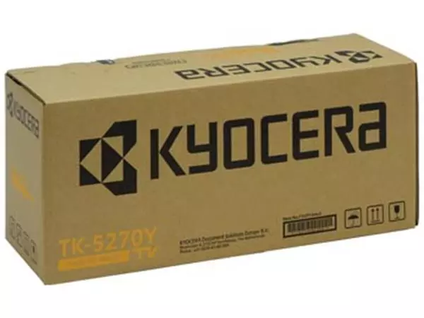 Een Kyocera toner TK-5270, 6.000 pagina's, OEM 1T02TVANL0, geel koop je bij ShopXPress