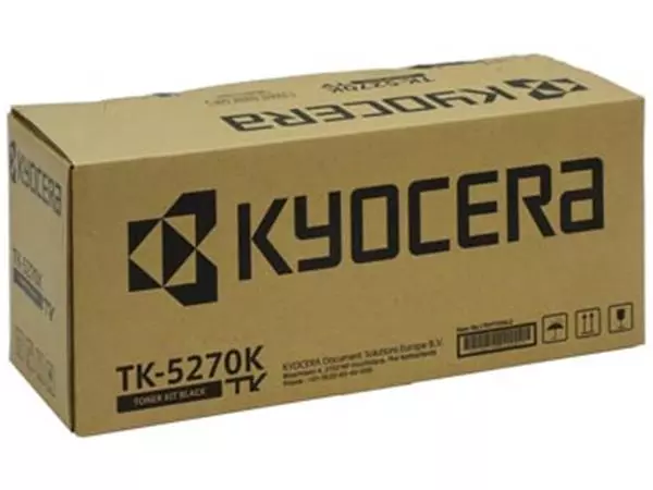 Een Kyocera toner TK-5270, 8.000 pagina's, OEM 1T02TV0NL0, zwart koop je bij ShopXPress