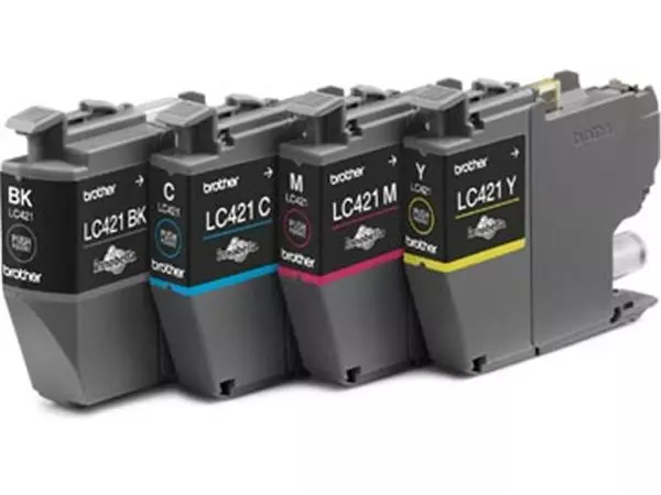 Sie können einen Brother inktcartridge, 200 pagina's, OEM LC-421VAL, 4 kleuren bei Supplierz BV kaufen