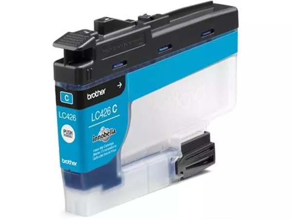 Een Brother inktcartridge, 1.500 pagina's, OEM LC-426C, cyaan koop je bij ShopXPress