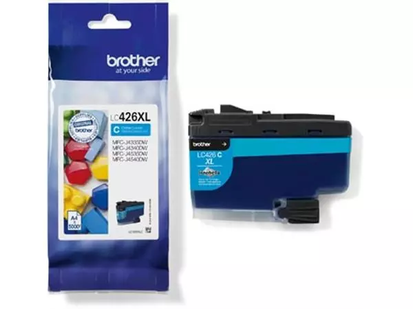 Vous pouvez acheter un Brother cartouche d'encre, 5.000 pages, OEM LC-426XLC, cyan chez Supplierz BV