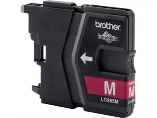 Een Brother inktcartridge, 260 pagina's, OEM LC-985M, magenta koop je bij ShopXPress