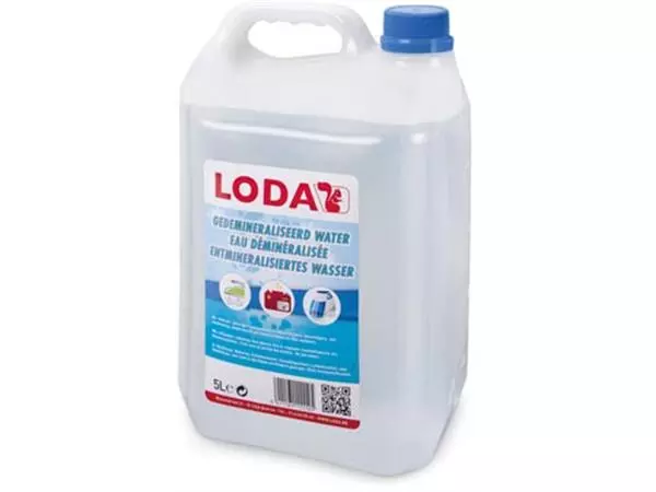 Een LODA gedemineraliseerd water, bidon van 5 l koop je bij ShopXPress