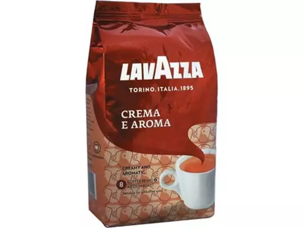 Een Lavazza koffiebonen crema e aroma, zak van 1 kg koop je bij ShopXPress