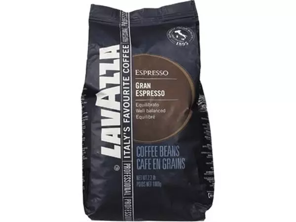 Een Lavazza koffiebonen grand espresso, zak van 1 kg koop je bij ShopXPress
