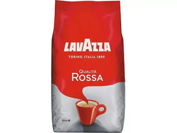 Een Lavazza koffiebonen qualita rossa, zak van 1 kg koop je bij ShopXPress