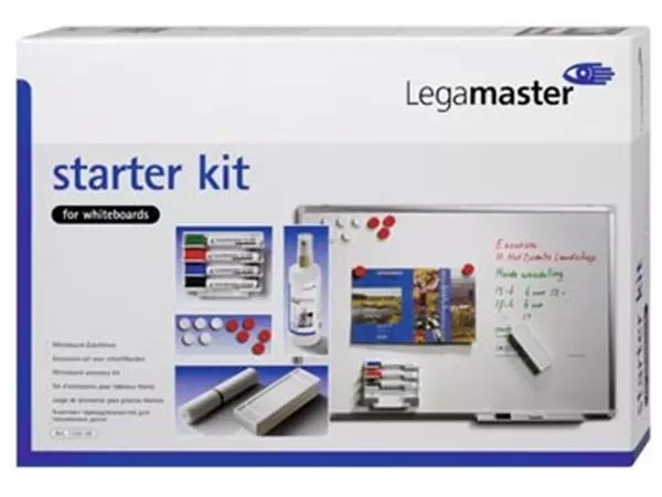 Een Legamaster starterkit voor whiteboards, doos koop je bij ShopXPress