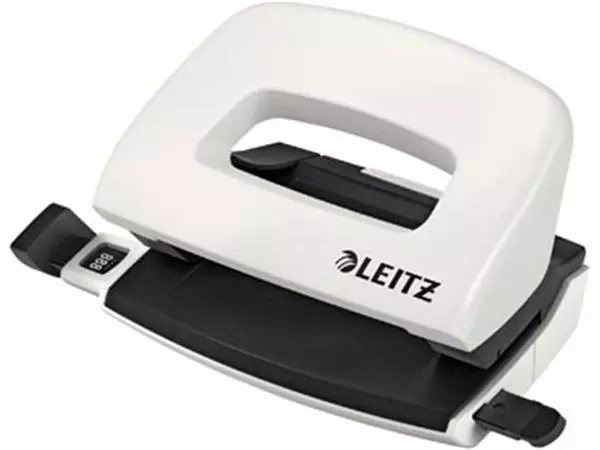 Een Leitz NeXXt WOW Mini perforator, 10 blad, wit koop je bij ShopXPress