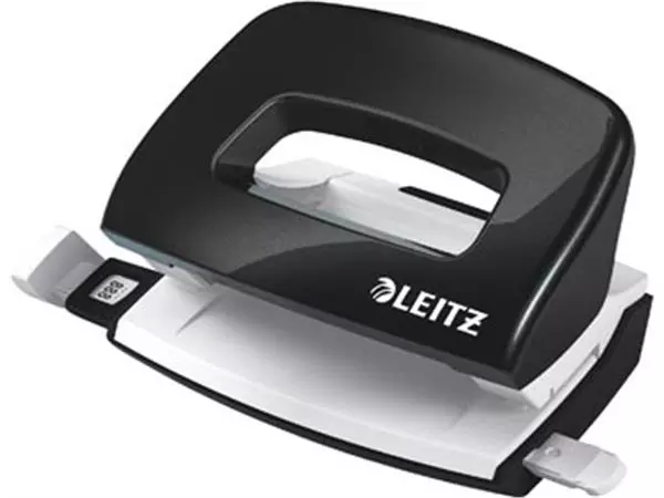 Een Leitz NeXXt WOW Mini perforator, 10 blad, zwart koop je bij ShopXPress