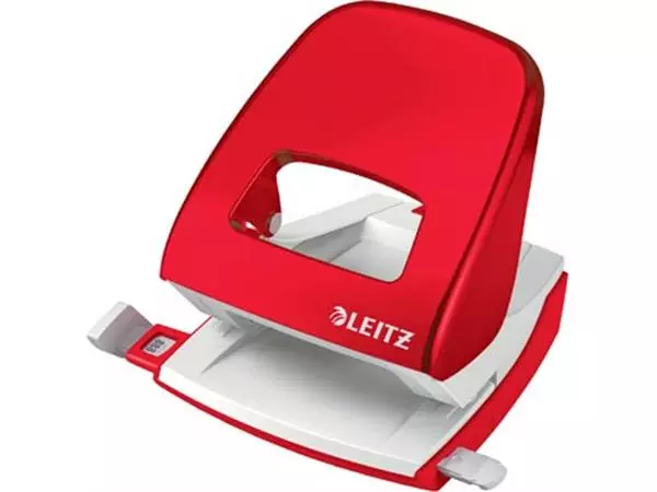 Een Leitz NeXXt WOW perforator, 30 blad, rood koop je bij ShopXPress