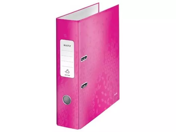 Een Leitz WOW ordner roze, rug van 8,0 cm koop je bij ShopXPress