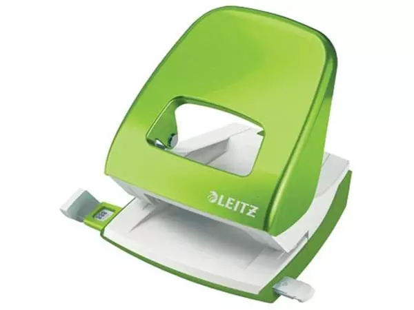 Een Leitz WOW perforator, 30 blad, groen, op blister koop je bij ShopXPress