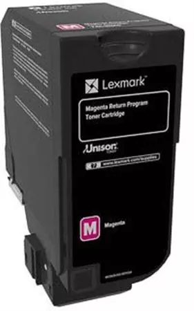 Een Lexmark Return Program toner CS72x, 3.000 pagina's, OEM 74C20M0, magenta koop je bij ShopXPress