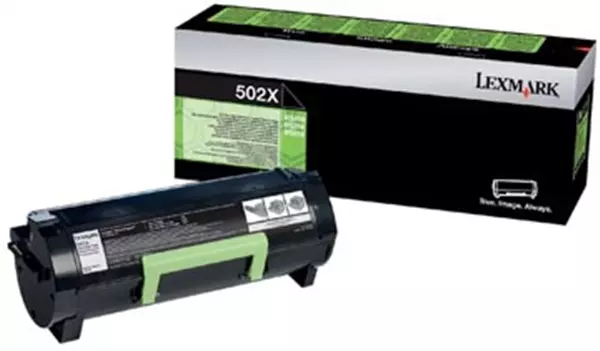 Een Lexmark toner return program 502X, 10.000 pagina's, OEM 50F2X00, zwart koop je bij ShopXPress