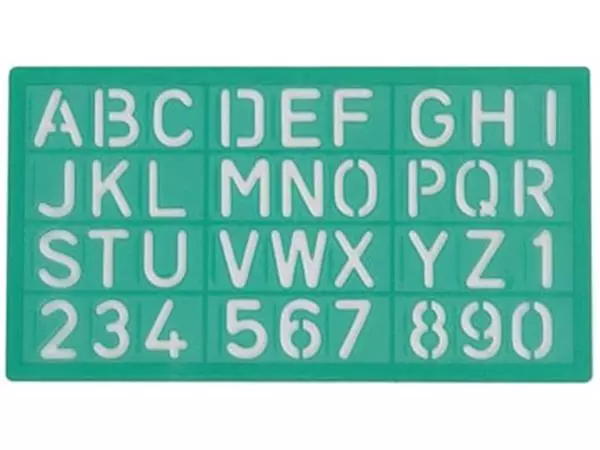 Een Linex lettersjabloon 20 mm koop je bij ShopXPress