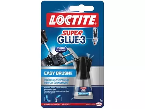 Een Loctite Secondelijm Super Glue Easy Brush koop je bij ShopXPress