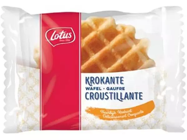 Een Lotus krokante wafeltjes, pak van 120 stuks koop je bij ShopXPress