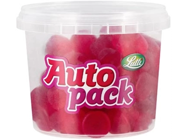 Een Lutti autopack snoep poepkes, doos van 200 g koop je bij ShopXPress