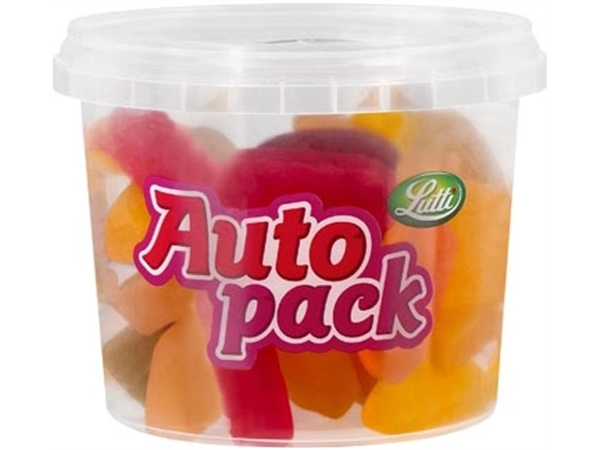 Een Lutti autopack snoep winegums, doos van 200 g koop je bij ShopXPress