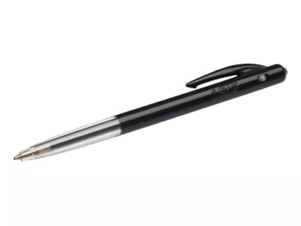 Een Bic balpen M10 Clic schrijfbreedte 0,4 mm, medium punt, zwart koop je bij ShopXPress