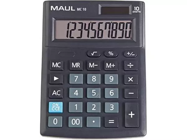 Vous pouvez acheter un Maul calculatrice de bureau MC 10, noir chez Supplierz BV