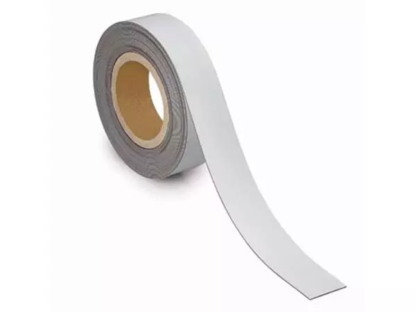 Een MAUL magnetisch etiketband beschrijf- en wisbaar, 10mtx40mm, wit koop je bij ShopXPress