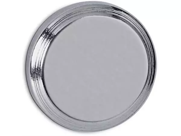 Een MAUL neodymium schijfmagneet Ø16mm 5kg blister 1 zilver, voor glas- en whitebord koop je bij ShopXPress