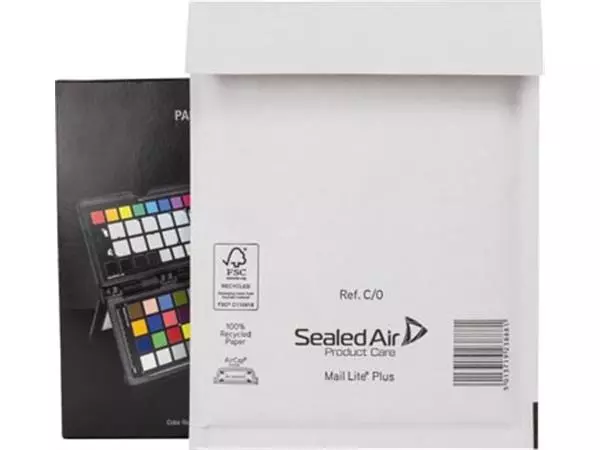 Een Mail Lite Plus luchtkussenenveloppen, wit, C/0, 150 x 210 mm, doos van 100 stuks koop je bij ShopXPress