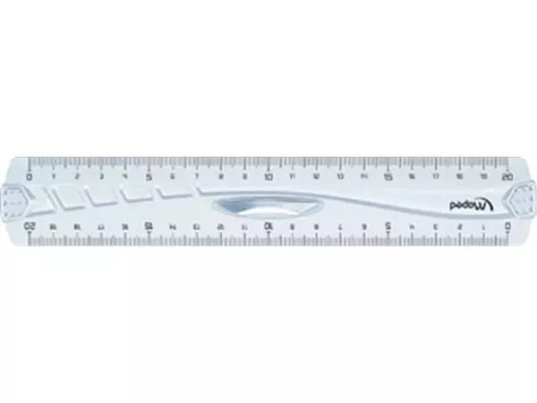 Een Maped decimeterlat Geometric dubbele decimeter, 20 cm koop je bij ShopXPress