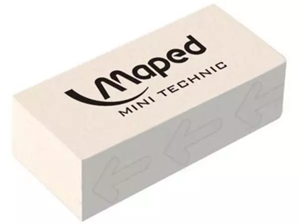 Een Maped gum Technic 300 verpakt onder cellofaan, in een doos koop je bij ShopXPress