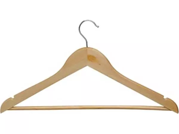Een Maul kledinghanger, uit hout, pak van 8 stuks koop je bij ShopXPress