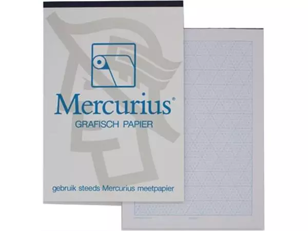 Een Mercurius isometrisch grafisch papier, 50 vel, ft A3 koop je bij ShopXPress