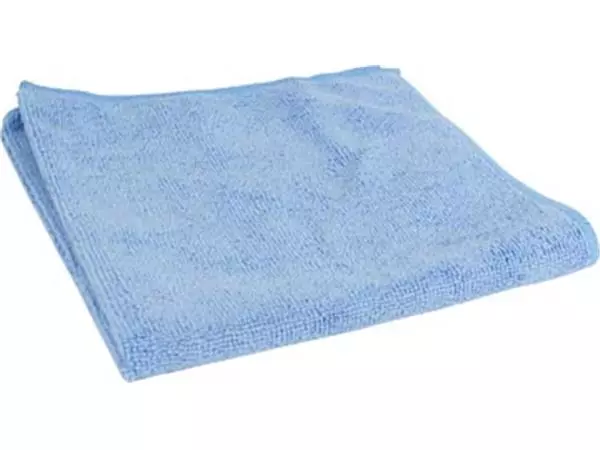 Een Microvezeldoek, ft 40 x 40 cm, blauw, pak van 10 stuks koop je bij ShopXPress