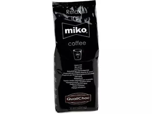 Een Miko Qualichoc cacao in poedervorm, pak van 1 kg koop je bij ShopXPress