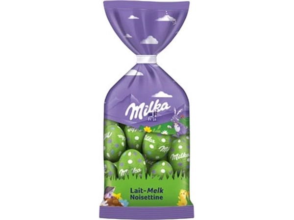 Een Milka paaseitjes, 100 g, melk hazelnoot koop je bij Supplierz BV