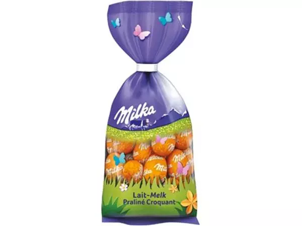 Een Milka paaseitjes, 100 g, melk praline koop je bij Supplierz BV