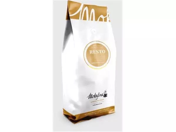 Een Mokafina Resto koffie gemalen koffie, pak van 1 kg, sterkte van 6 koop je bij ShopXPress
