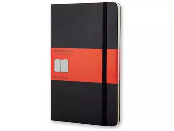 Een Moleskine adresboek, ft 13 x 21 cm, gelijnd, harde cover, 240 bladzijden, zwart koop je bij ShopXPress
