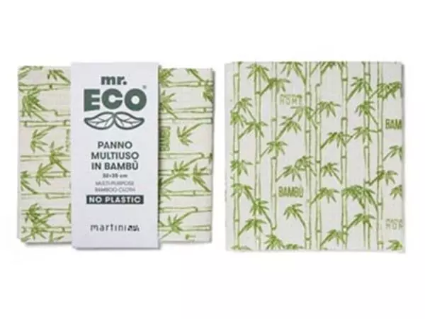 Een Mr. Eco multifunctionele reinigingsdoek Bamboe, 32 x 35 cm koop je bij ShopXPress