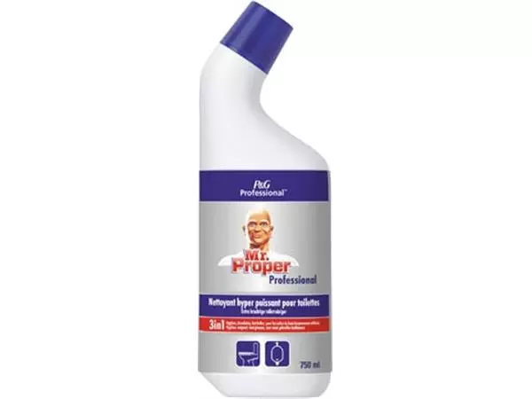 Een Mr. Proper badkamer en toiletreiniger 3in1, flacon van 750 ml koop je bij ShopXPress