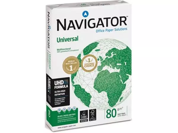 Een Navigator Universal printpapier ft A3, 80 g, pak van 500 vel koop je bij ShopXPress