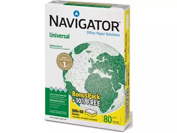 Vous pouvez acheter un Navigator Universal papier d'impression, ft A4, 80 g, palette chez Supplierz BV