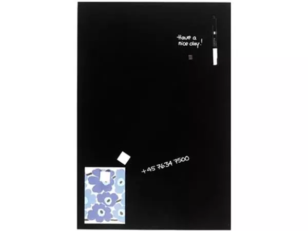 Een Naga Magnetisch glasbord, zwart, ft 40 x 60 cm koop je bij ShopXPress